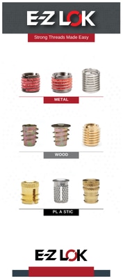 E-Z LOK threaded inserts brochure download
